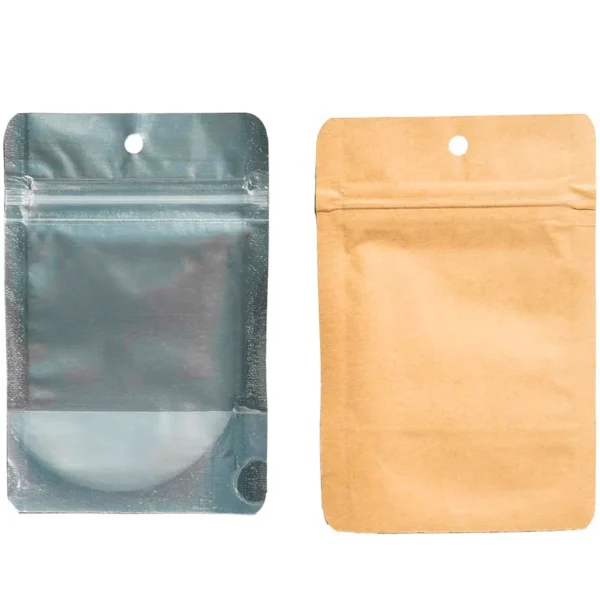 Bolsas Zip Antiolor Kraft 3.5g 8.5x13cm (Pack 50uds)