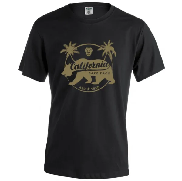 Camiseta Hombre Qnubu California Negro