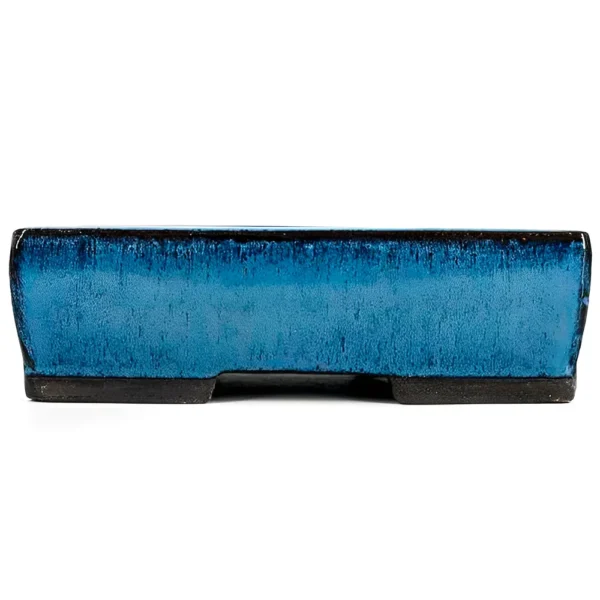 Tiesto Esmaltado Rectangular Azul 20 x 14.5 x 6 cm