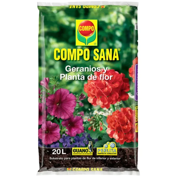 Compo Sana Geranios y Planta de Flor 20L