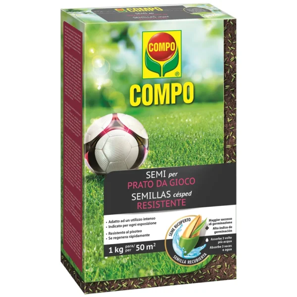 Compo Semillas Césped Resistente 1Kg