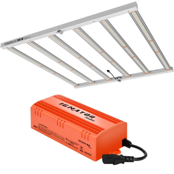 Powerlux Led Matrix 720W Balastro + (Ignator FoxBox)