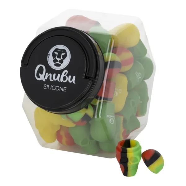 Bote Qnubu Silicone Calavera XL 15ml (Display XL 40Und)