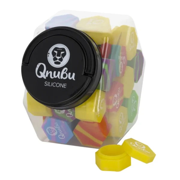 Bote Qnubu Silicone Hexagono 26ml (Display XL 40Und)