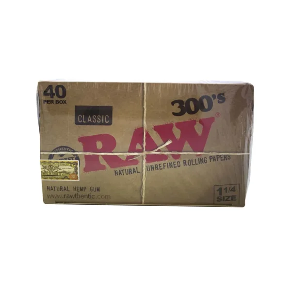 Papel de Fumar Raw Classic 1 1/4 (300 Papelillos) 40Und