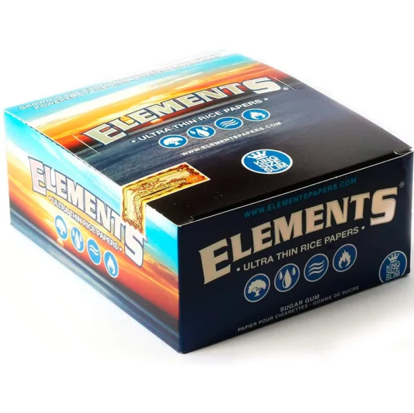 Papel de Fumar Elements King Size Slim 50Und