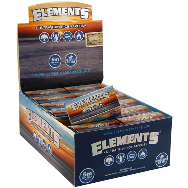 Papel de Fumar Elements Recambio Rollo 5m (20Und)