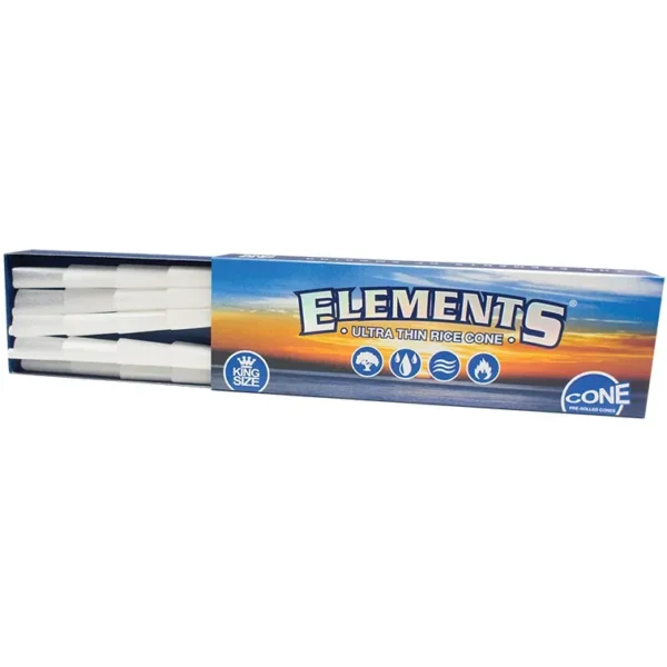 Papel de Fumar Elements Pre-Rolled Cone King Size (40 cones)