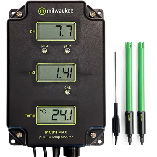 Milwaukee Medidor Combo Continuo PH/EC/Temperatura