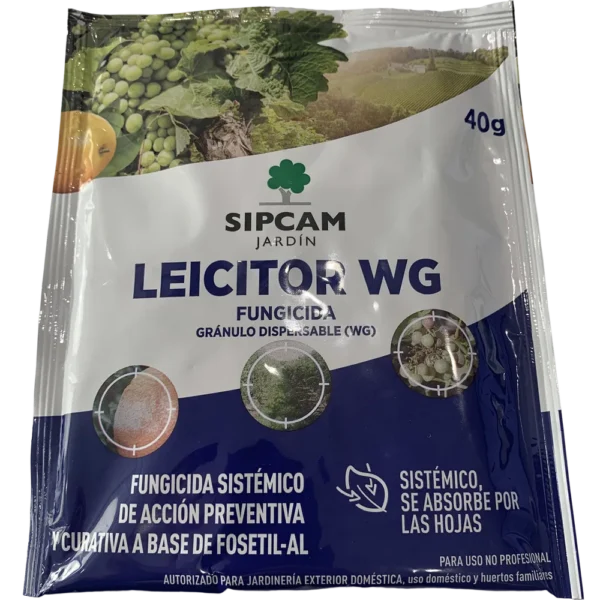 Sipcam Jardin Fosetil-AL 80 Sobre 40gr (Fungicida Mildius-Phytophthora) Fosetil 80% p/p