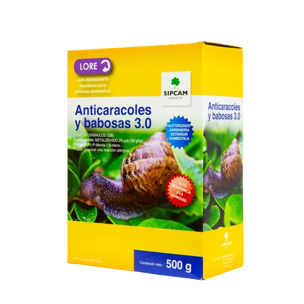 Sipcam Jardin Anticaracoles 3.0 500gr Metaldehído 3% GB