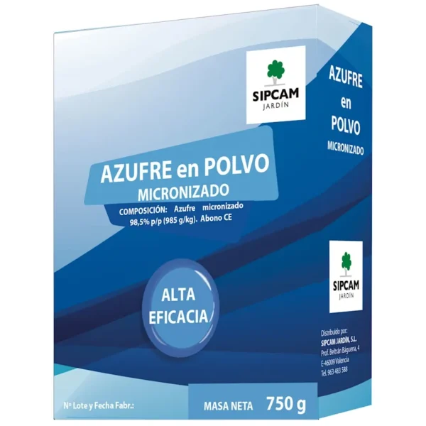 Sipcam Jardin Azufre en Polvo Micronizado 750gr - 98,5% DP