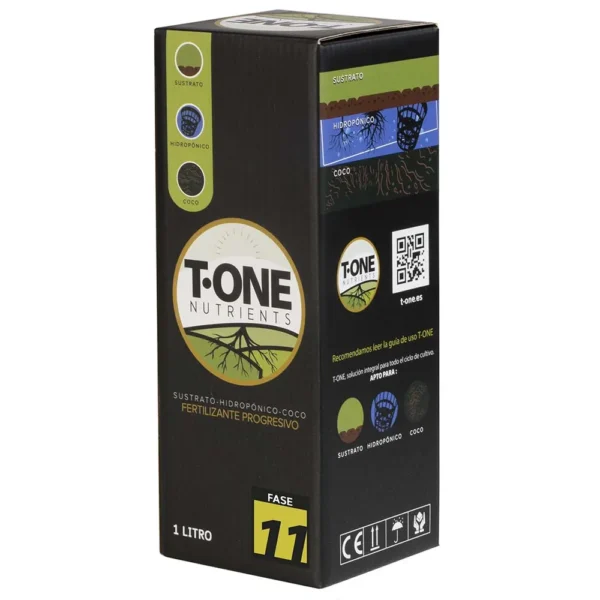 T-One Nutrients Fertilizante Progresivo Fase 11 Bag in Box